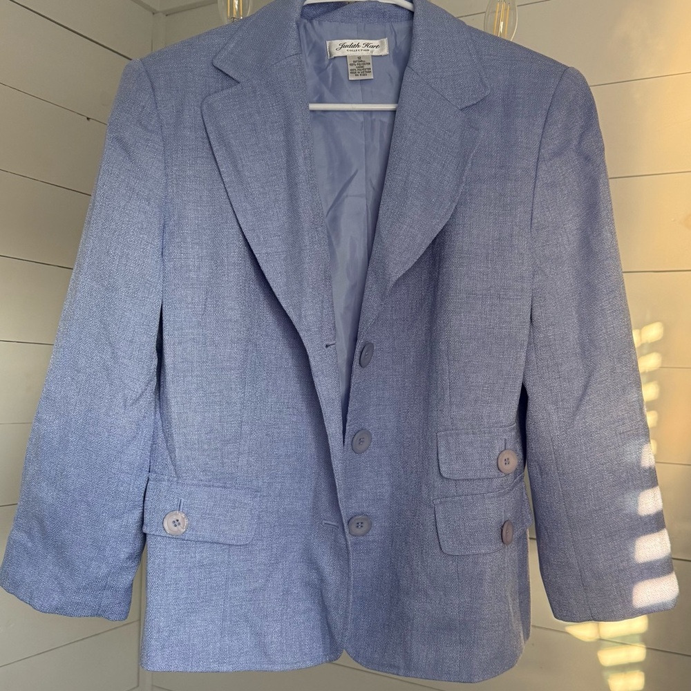 Judith Hart Periwinkle (Purple) Blazer. Size 12.
